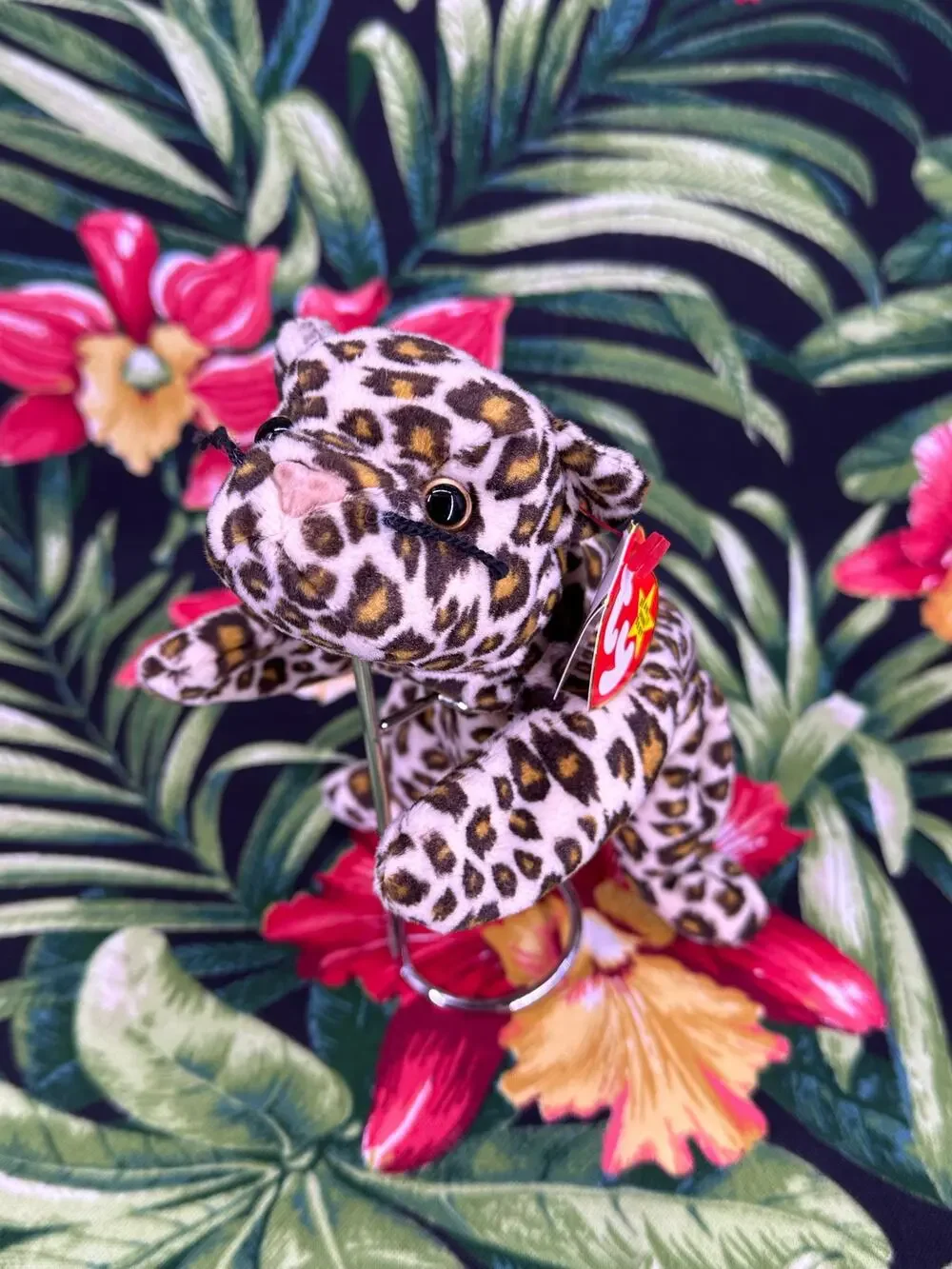 Vintage 1996 FRECKLES the Leopard  TY Beanie Baby retired
